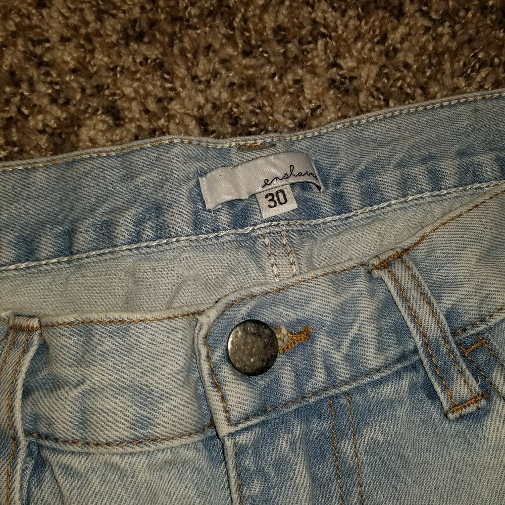 Enslaved Light Washed Ripped Jeans - Picture 2 of 3